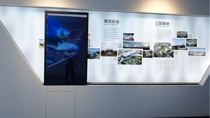 滑軌屏的展示效果