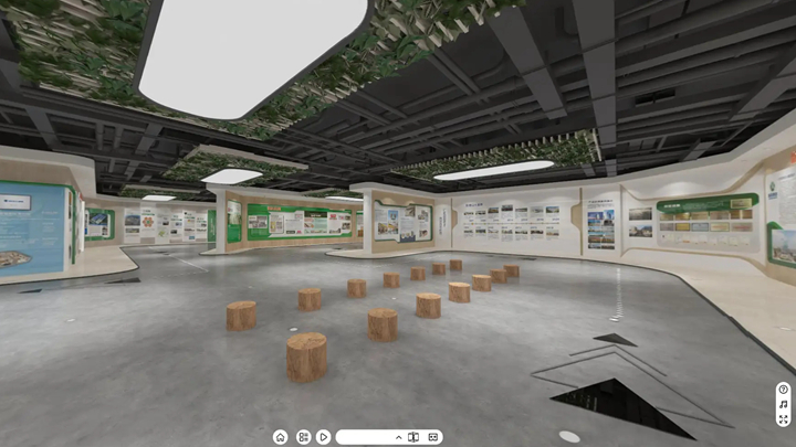 虛擬展廳漫游場景展示效果