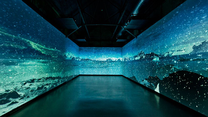 沉浸式影院在展館中所使用的空間形式